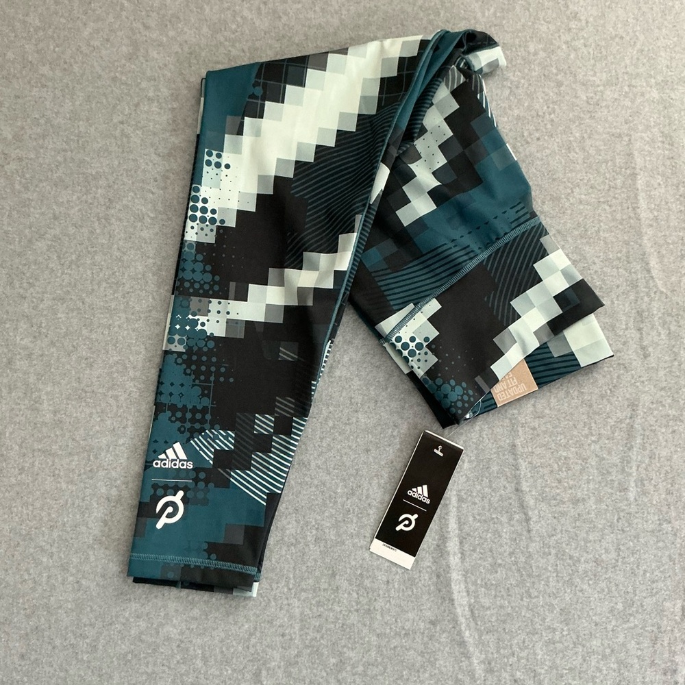Adidas Graphic Leggings - Teal and Black